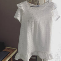 Ajout de volant au bas de blouse ou robe